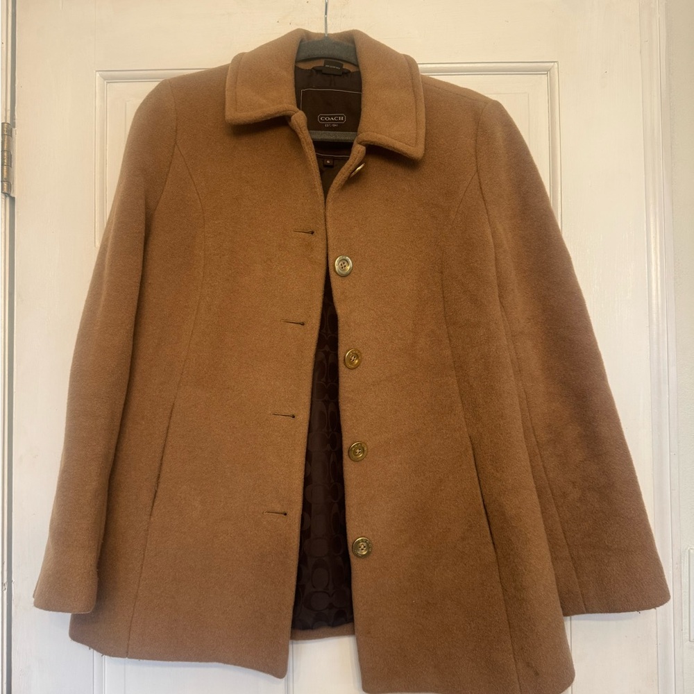 Coach Brown Trench Coat